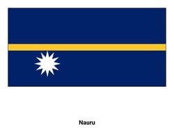 Flag of Nauru