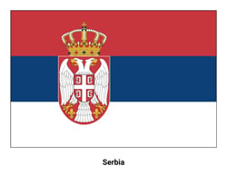 Flag of Serbia