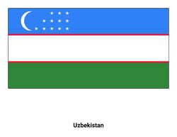 Flag of Uzbekistan