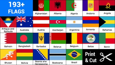 Guess The Flag - Find the country interactive game