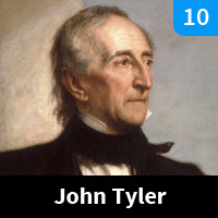 Carte n°10 - John Tyler (1841-1845)