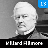 Carte n°13 - Millard Fillmore (1850-1853)