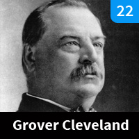Carte n°22 - Grover Cleveland (1885-1889)