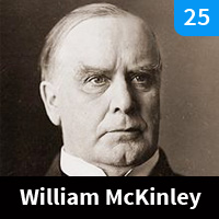 Carte n°25 - William McKinley (1897-1901)