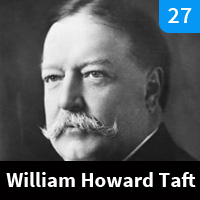 Carte n°27 - William Howard Taft (1909-1913)