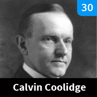 Carte n°30 - Calvin Coolidge (1923-1929)