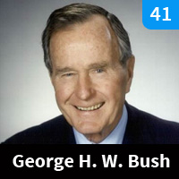 Carte n°41 - George H. W. Bush (1989-1993)