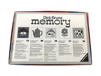 Memory game Dick Bruna - Back of the game box