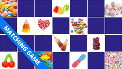 Matching game Candies Matching game Candies