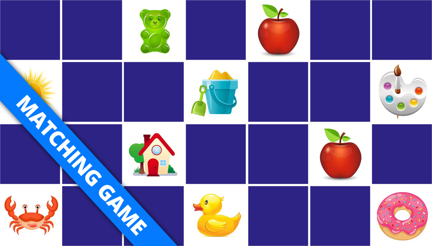 Picture Matching Game for Kids - Fun Memory Games Online