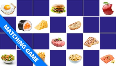 Matching game with Food