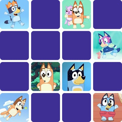 Matching game Bluey