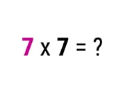 Multiplication 7 x 7