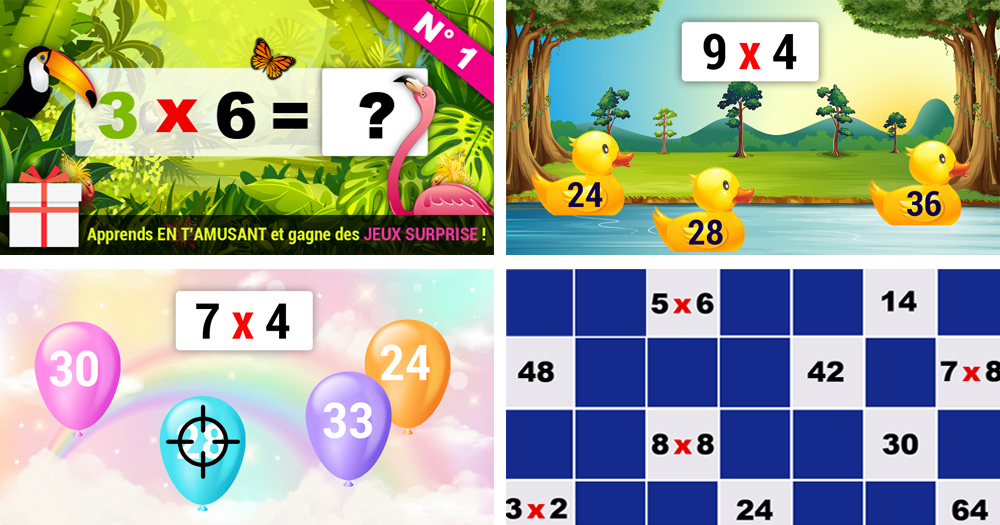 Jeu Table De Multiplication Gratuit Jeux Multiplication - Apprend facilement tes Tables | Memozor
