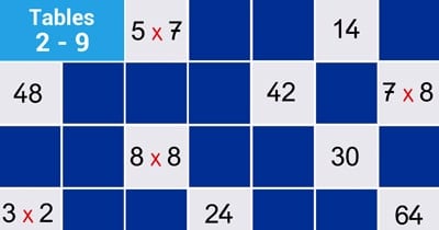 Jeu Memory de Multiplication - En ligne et gratuit