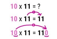 Multiplication 10 x 11