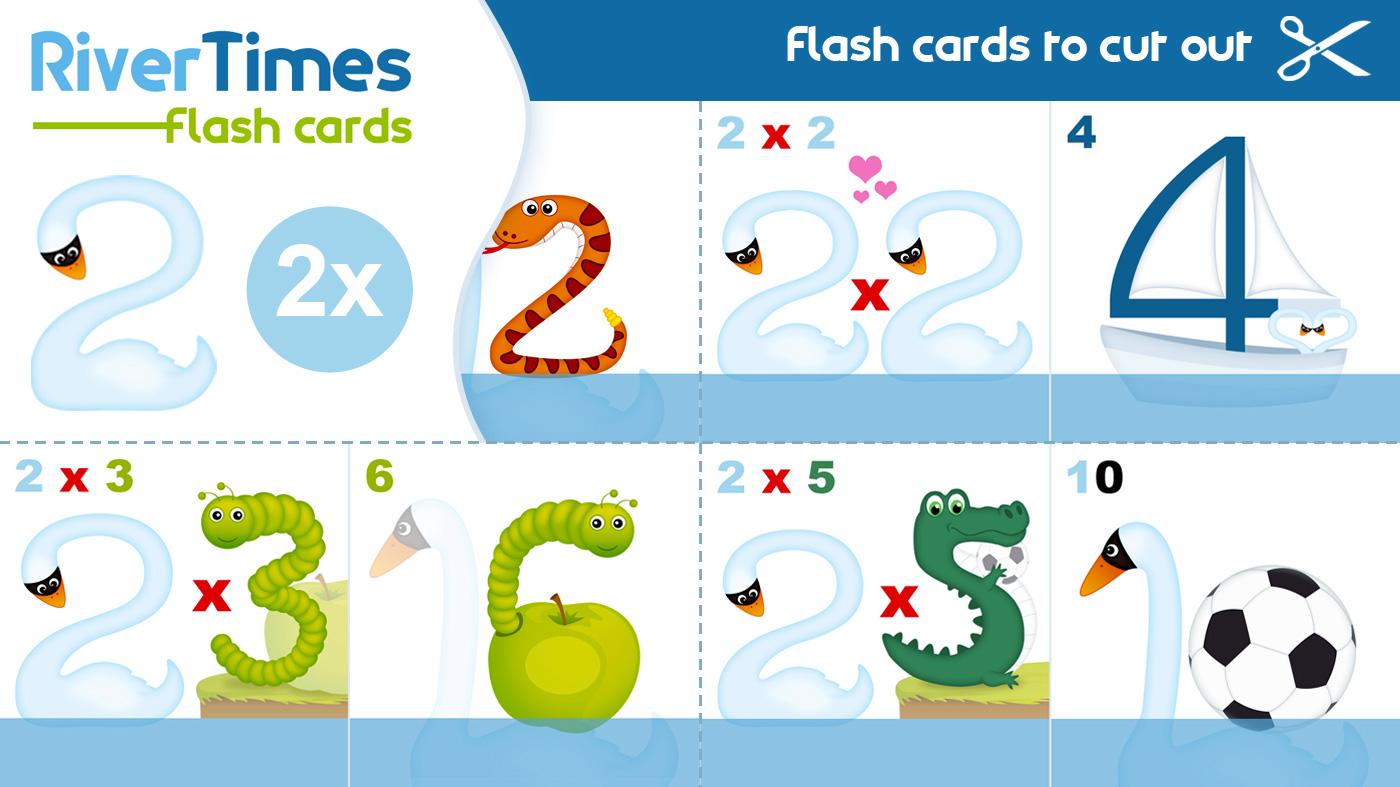 Game to learn the 2 times table - Easy &amp; Fast | Memozor
