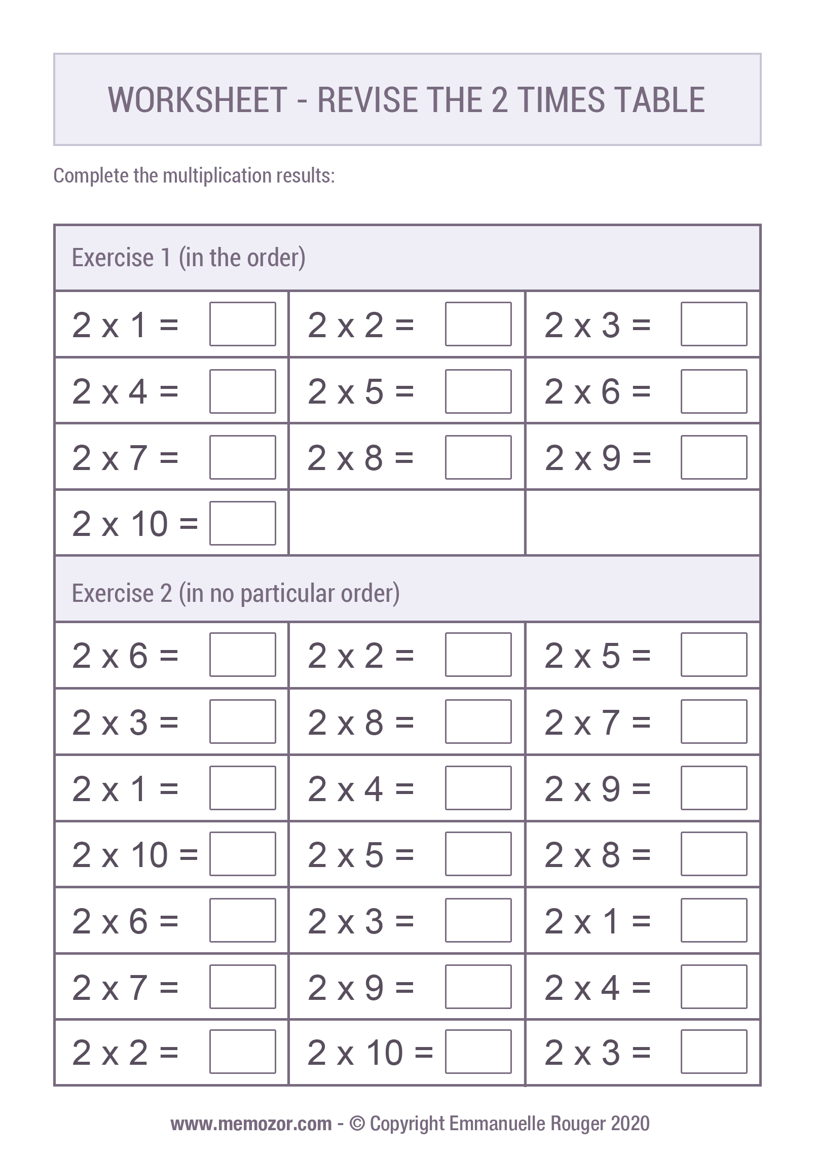 printable-worksheet-revise-the-2-times-table-memozor