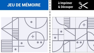 Jeu de mémoire à imprimer - Figure complexe - Gratuit Jeu de mémoire à imprimer - Figure complexe - Gratuit