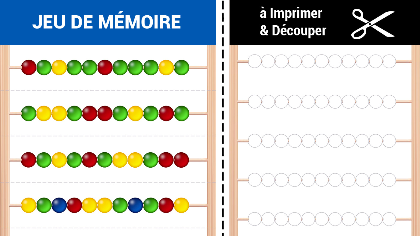 Jeu De Mémoire Gratuit à Imprimer