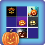 Matching game for kids - Halloween pumpkin - online and free