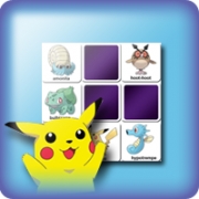 Jeu de memory pour enfants - cartes Pokemon - en ligne et gratuit