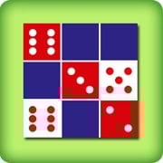 Memory game for adults - dice faces - online and free