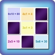 Jeu de memory pour enfants - Apprendre les tables de multiplication