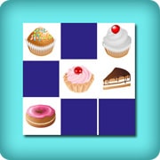 Matching game cakes for toddlers - online and free