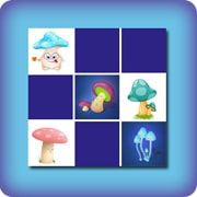 Matching game for kids - mushrooms II - online and free
