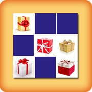 Matching game - Christmas present - online and free