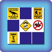 Jeu de memory pour enfants - panneaux amusants - en ligne et gratuit