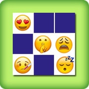 Matching game for adults - emoji II - online and free