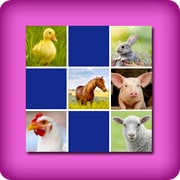 Big Matching game  - farm animals