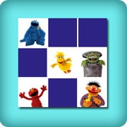 Jeu de memory pour bébé - sesame street