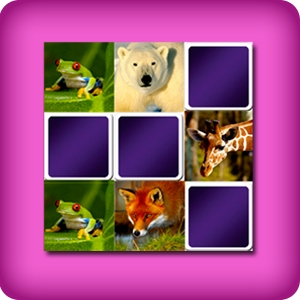 Big memory game - animals