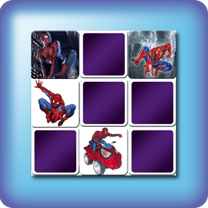 Jeu de memory pour enfants - Spiderman - en ligne et gratuit