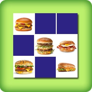 Jeu Memory - Burgers - en ligne et gratuit