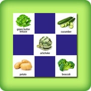 Matching game with Vegetables - Online and free