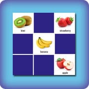 Matching game for kids with Fruits - online and free