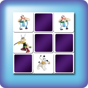Memory game for kids - Asterix and Obelix - online and free