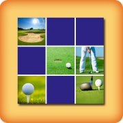 Memory game for seniors - golf - online and free