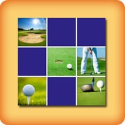 Matching game for seniors - golf - online and free