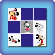 Jeu de memory pour enfants - Mickey Mouse - en ligne et gratuit