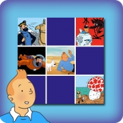 Memory game for kids - The Adventures of Tintin - online and free