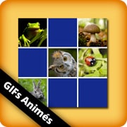 Jeu de memory pour séniors - GIFs animés Nature - en ligne et gratuit