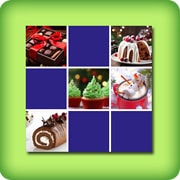 Matching game - Christmas treats - online and free