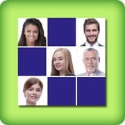 Memory game for adults - Face memory I - Online and free