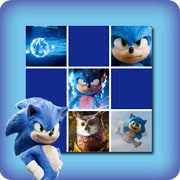 Jeu Memory pour enfants - Sonic le film - en ligne et gratuit