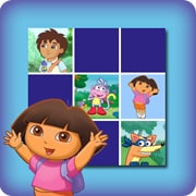 Matching game for kids - Dora the Explorer - online and free